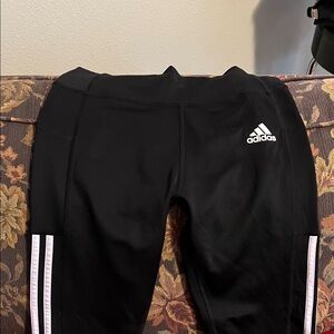 Adidas Women’s Black and White Legging